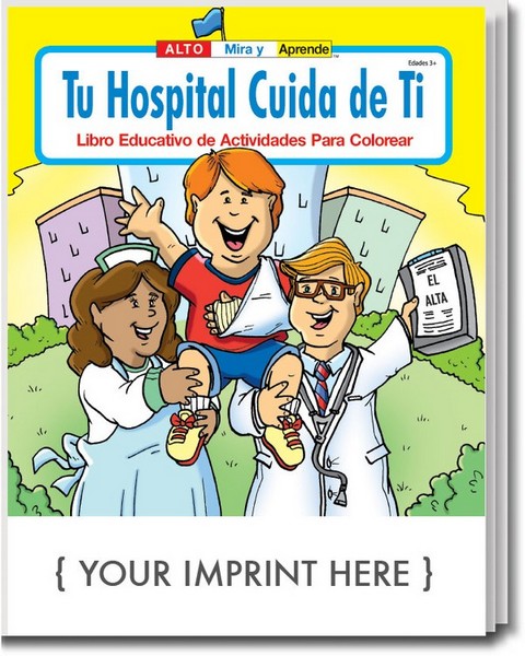 CS1435 Your Hospital Cares About You Coloring and Activity BOOK Spanis